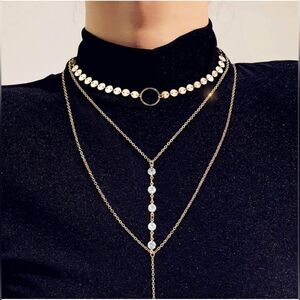 Elegant Gold Layered Necklace
